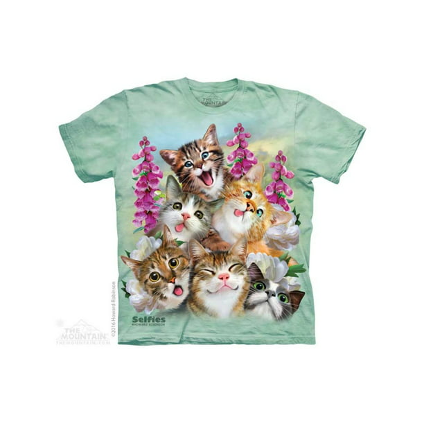 All Sizes Kittens in Fanny Pack Printed on Shirt The Mountain T-Shirt 3693
